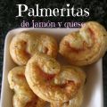 Palmeritas de jamón y queso (Reto 