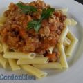 MACARRONES BOLOGNESA O MACARRONES BOLOÑESA