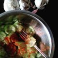 Hungarian cucumber salad