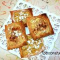 TARTALETAS DE HOJALDRE CON PLÁTANO O CON MANZANA