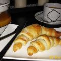 Croissants de hojaldre