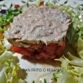TARTAR DE TOMATE CON RILLETES DE ATÚN
