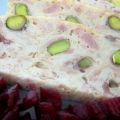 Fiambre de pollo con pistachos