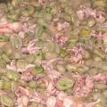 Habitas con chipirones