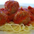 ALBONDIGAS CON SALSA DE TOMATE