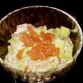 ENSALADA DE AGUACATE Y SALMÓN