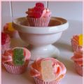 Mini cupcakes de fresa nostálgicos