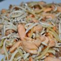 ESPAGUETIS CON SALMÓN Y GULAS