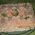 Pastel de langostinos y gambas