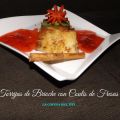 Torrijas de Brioche Casero con Coulis de Fresas