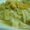 Mezcla de sopas con zanahoria y champiñones
