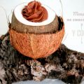 Mousse de chocolate y coco