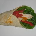 Tortilla mexicana de harina ( y una salsa)