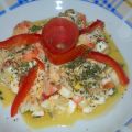 SALPICÓN DE RAPE, GAMBAS Y LANGOSTINOS