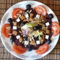 Carpaccio de remolacha con queso y membrillo y[...]