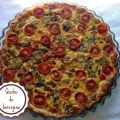 Quiché de berenjena y calabacín