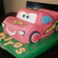 Tarta 3D Rayo Mcqueen