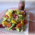 ENSALADA CON FRUTA TROPICAL