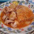 CALDO DE PATATAS CON BACALAO