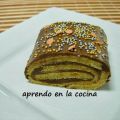 BRAZO DE GITANO DE CALABAZA CON CREMA DE CACAO