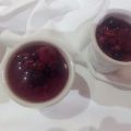Panacota o Panna Cotta con coulis de frutas del[...]