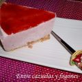 Tarta de mousse de mascarpone y fresas