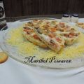 Pizza carbonara.