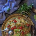 Cous Cous con pechuga de pollo y verduras