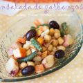 Ensalada de garbanzos con pulpo