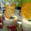 Panacotta de parmesano y mermelada de tomate