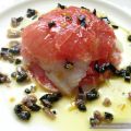 Ensalada de pomelo rosa y bacalao ahumado con[...]