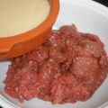 Albóndigas con  bechamel