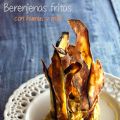 Berenjenas fritas con humus y miel - Cooking de[...]
