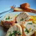 Rollos de pollo con espinacas