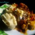TAJIN DE CONEJO CON VERDURAS .....Y YOGOURT