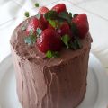 Tarta vertical de chocolate