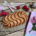 Bizcocho de leche condensada, fresas y coco