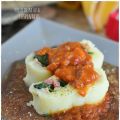 Rollo de patata y espinacas