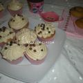 Cupcakes de plátano y chocolate
