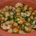 Garbanzos con Langostinos