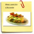 Mango y queso brie al Microondas