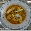 GARBANZOS CON LANGOSTINOS