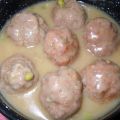 ALBÓNDIGAS EN SALSA CON GUISANTES (ROBOCHEF)