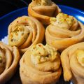 Canapés caseros de Rosas de Pan