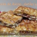 Empanada de bacón, dátiles y queso