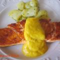 SALMÓN CON CREMA DE VERDURAS ligera