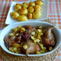 Confit de Pato con Manzanas Caramelizadas