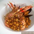 Marinera de garbanzos con cigalas, calamares y[...]