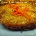 Torrijas de  vino dulce, naranja y miel