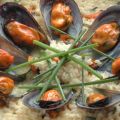Arroz con mejillones al cava